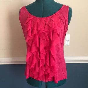 NWT NY&Co ruffled tank top